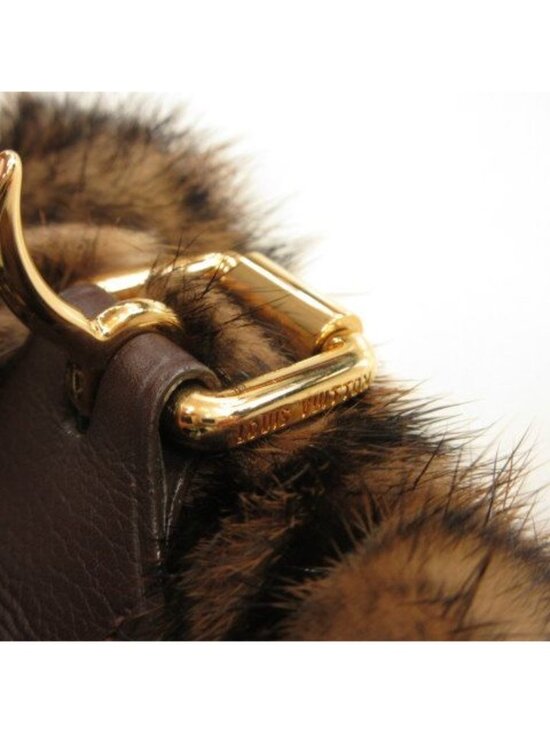 Louis Vuitton Mink Damier Collar Tippet Belt Brown main image 5